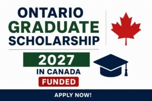 Ontario Graduate Scholarship