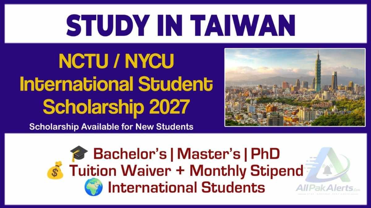 NCTU/NYCU International Student Scholarship